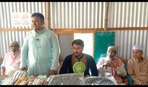 প্রধান অতিথির বক্তব্য রাখছেন সিলেট অনলাইন প্রেসক্লাবের সভাপতি (ভারপ্রাপ্ত) গোলজার আহমদ হেলাল